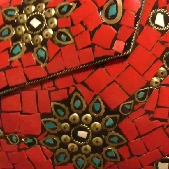 RAMLA Mosaic Bag New and Sealed Hand Made in Morocco - Picture 2 of 9